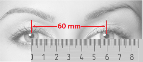 measure pupilary distance